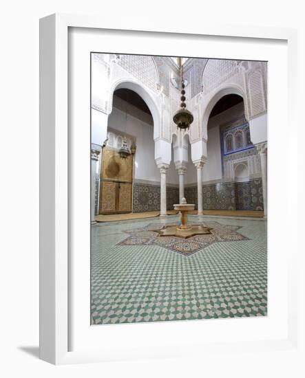 Mausoleum of Moulay Ismail, Meknes, UNESCO World Heritage Site, Morocco, North Africa, Africa-Marco Cristofori-Framed Photographic Print