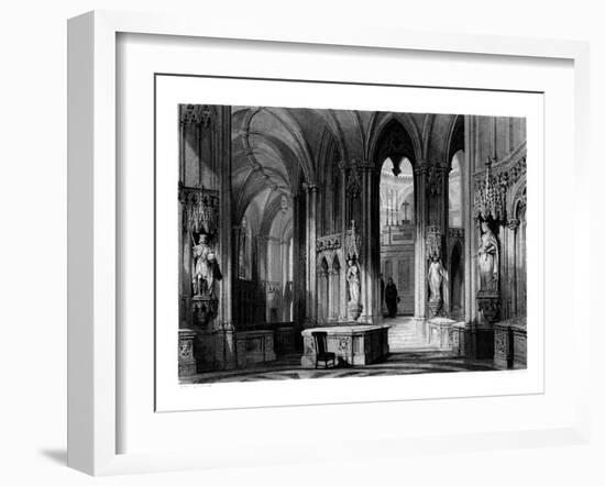 Mausoleum of the Orleans Family, Chapel of Dreux, France, 1875-Henry Adlard-Framed Giclee Print