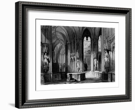 Mausoleum of the Orleans Family, Chapel of Dreux, France, 1875-Henry Adlard-Framed Giclee Print