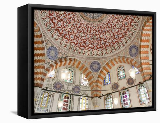 Mausoleum of the Sultans, Aya Sofya, Circa 1566-1603, 16th Century Iznik Tiles, Istanbul, Turkey-Cindy Miller Hopkins-Framed Premier Image Canvas