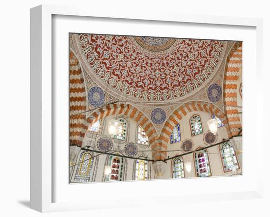 Mausoleum of the Sultans, Aya Sofya, Circa 1566-1603, 16th Century Iznik Tiles, Istanbul, Turkey-Cindy Miller Hopkins-Framed Photographic Print