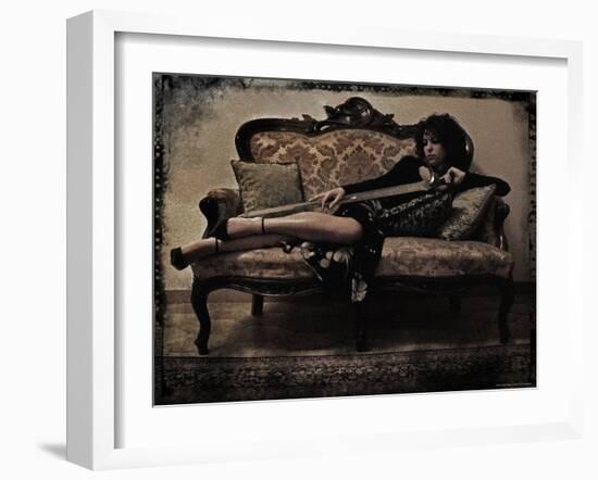 Mauvais Odalisque-Fabio Panichi-Framed Photographic Print