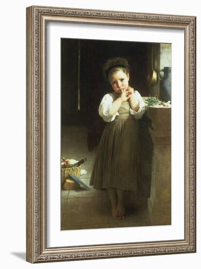 Mauvaise Ecoliere, 1871-William Adolphe Bouguereau-Framed Giclee Print