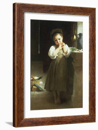 Mauvaise Ecoliere, 1871-William Adolphe Bouguereau-Framed Giclee Print