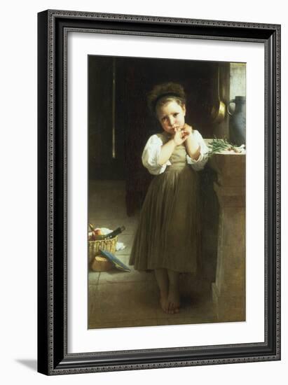 Mauvaise Ecoliere, 1871-William Adolphe Bouguereau-Framed Giclee Print