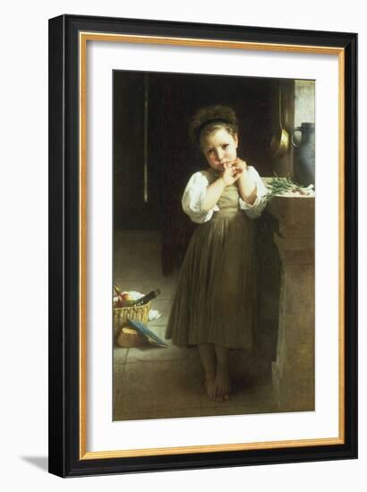 Mauvaise Ecoliere, 1871-William Adolphe Bouguereau-Framed Giclee Print