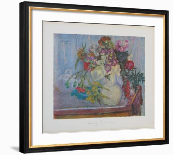 Mauve Bouquet-Pierre Bonnard-Framed Collectable Print