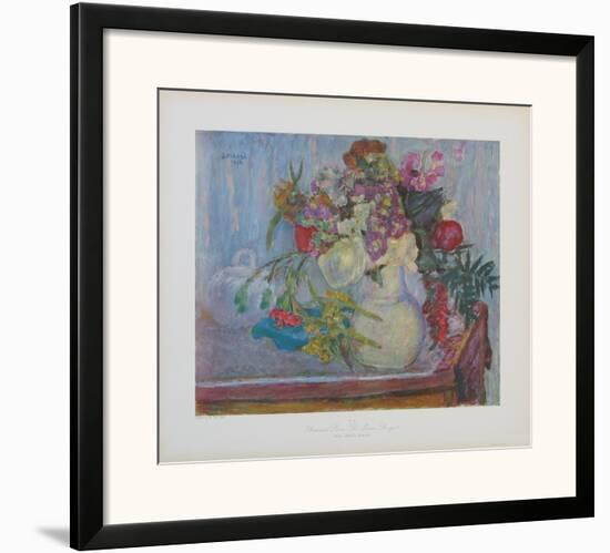 Mauve Bouquet-Pierre Bonnard-Framed Art Print