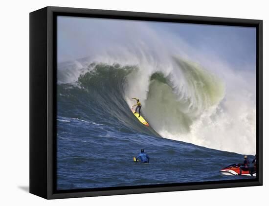 Mavericks Surf Competition 2010, Half Moon Bay, California, Usa-Rebecca Jackrel-Framed Premier Image Canvas