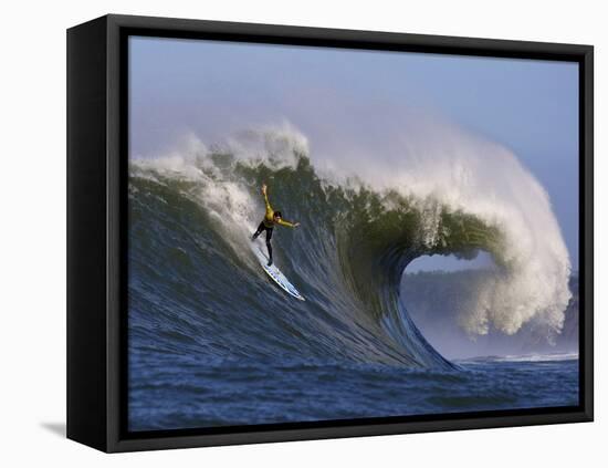 Mavericks Surf Competition 2010, Half Moon Bay, California, Usa-Rebecca Jackrel-Framed Premier Image Canvas