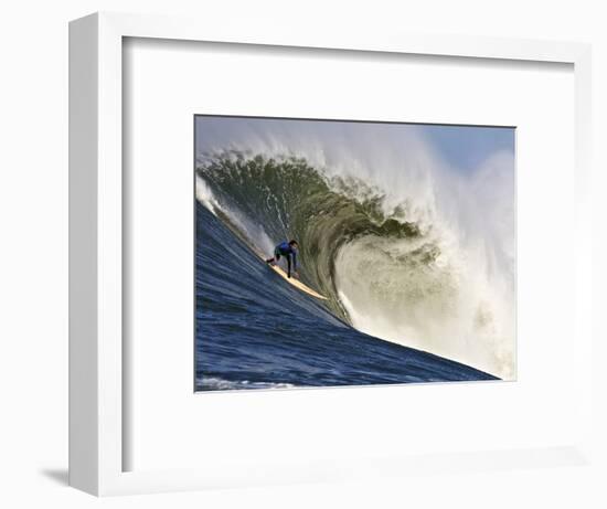 Mavericks Surf Competition 2010, Half Moon Bay, California, Usa-Rebecca Jackrel-Framed Photographic Print