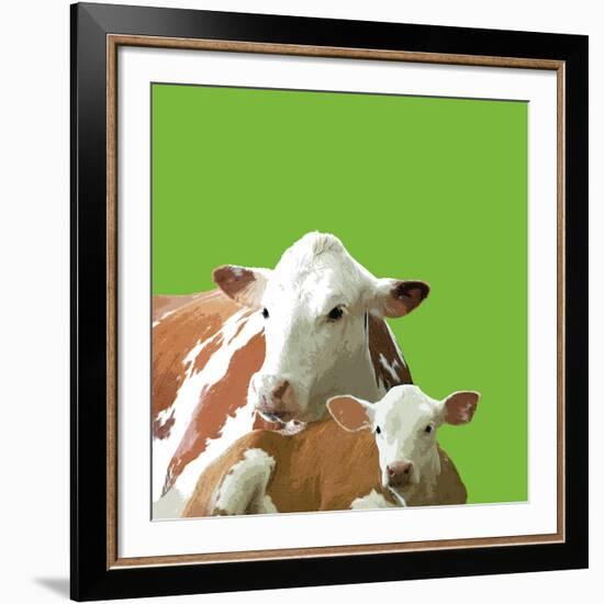 Mavis and Molly-Linda Wood-Framed Giclee Print