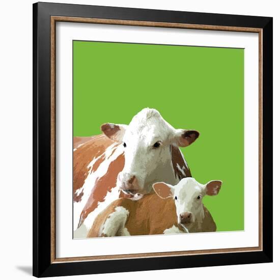 Mavis and Molly-Linda Wood-Framed Giclee Print