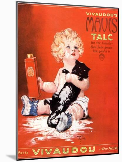 Mavis Talc Cats Talcum Powder, USA, 1920-null-Mounted Giclee Print