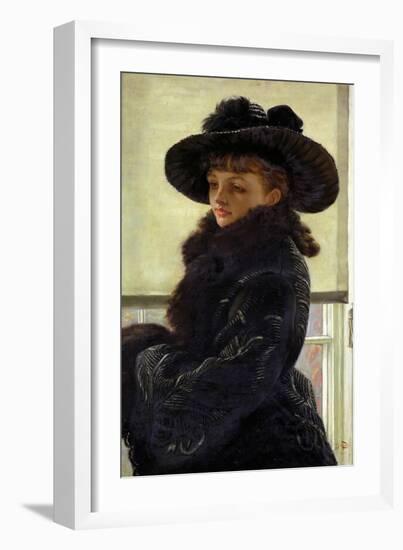 Mavourneen, Portrait of Kathleen Newton, 1877-James Jacques Joseph Tissot-Framed Giclee Print