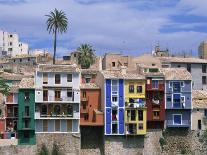 Brightly Painted Houses at Villajoyosa in Valencia, Spain, Europe-Mawson Mark-Photographic Print