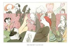 Caricature of Noel Coward-Max Beerbohm-Framed Giclee Print