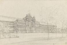 Palais de l'Industrie : façade principale : élévation-Max Berthelin-Premier Image Canvas