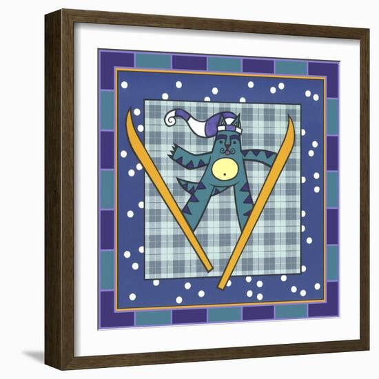 Max Cat Skiing 2-Denny Driver-Framed Giclee Print