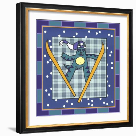 Max Cat Skiing 2-Denny Driver-Framed Giclee Print