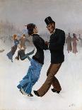 Ice Skaters, C. 1920-Max Klinger-Giclee Print