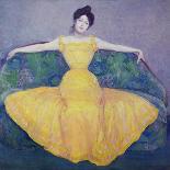 Lady in a Yellow Dress, 1899-Max Kurzweil-Giclee Print