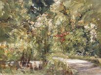 A Munich Beer Garden, 1883/84-Max Liebermann-Framed Giclee Print