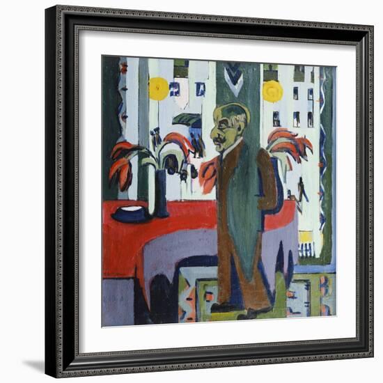 Max Liebermann in his Studio-Ernst Ludwig Kirchner-Framed Giclee Print