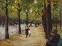 Boy and Girl on a Village Street, Ca 1897-Max Liebermann-Framed Giclee Print