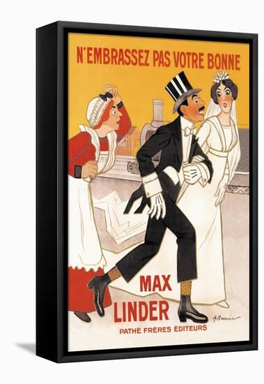 Max Linder Movie Poster-null-Framed Stretched Canvas