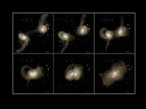 Galaxy Collision Model-Max Planck-Premier Image Canvas