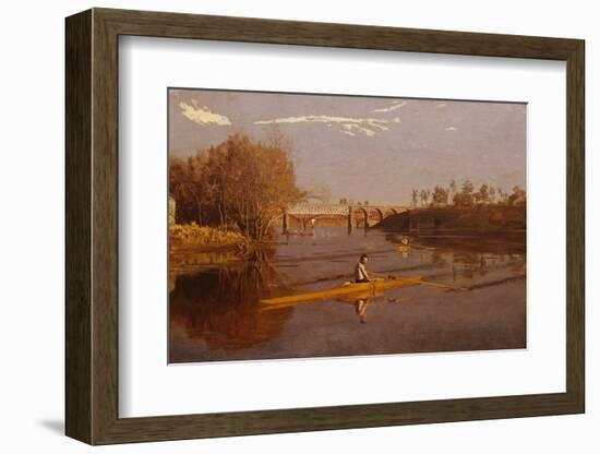 Max Schmitt in a Single Scull by Thomas Eakins-Geoffrey Clements-Framed Photographic Print