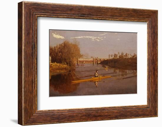 Max Schmitt in a Single Scull by Thomas Eakins-Geoffrey Clements-Framed Photographic Print