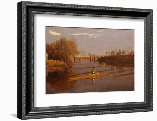 Max Schmitt in a Single Scull by Thomas Eakins-Geoffrey Clements-Framed Photographic Print