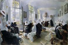 Lacemakers of Ghent, 1913-Max Silbert-Framed Giclee Print