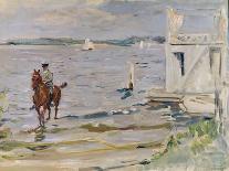 Bathhouse on the River Havel, 1912 (Oil on Canvas)-Max Slevogt-Giclee Print
