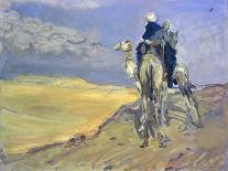 Sandstorm in the Libyan Desert, 1914-Max Slevogt-Giclee Print