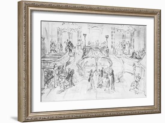 Max Slevogt - Set design for Don Giovanni-Max Slevogt-Framed Giclee Print