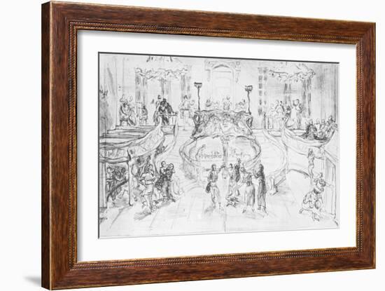 Max Slevogt - Set design for Don Giovanni-Max Slevogt-Framed Giclee Print