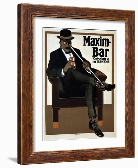 Maxim Bar, 1907-Hans Rudi Erdt-Framed Giclee Print