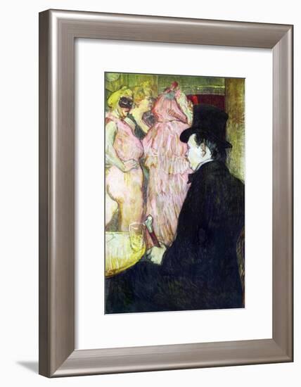 Maxim Dethomas-Henri de Toulouse-Lautrec-Framed Art Print