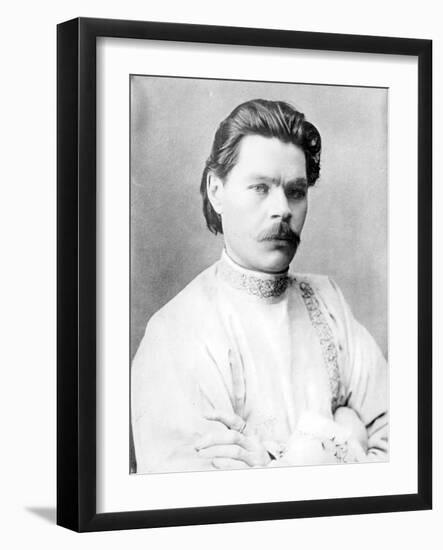 Maxim Gorky, 1910-null-Framed Photographic Print