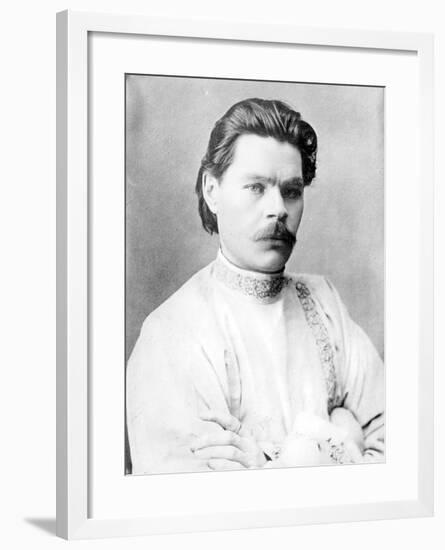 Maxim Gorky, 1910-null-Framed Photographic Print