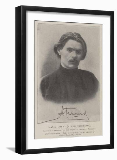 Maxim Gorky (Alexis Pyeshkov), Refused Admission to the Russian Imperial Academy-null-Framed Giclee Print