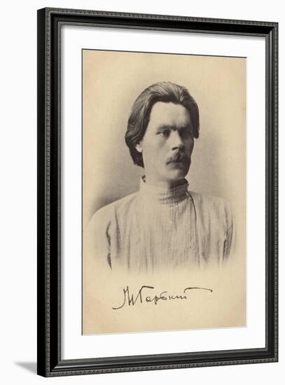 Maxim Gorky, Russian Writer-null-Framed Photographic Print