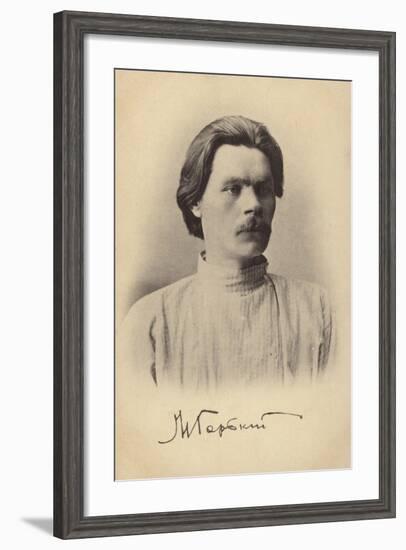 Maxim Gorky, Russian Writer-null-Framed Photographic Print