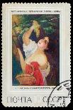 USSR - CIRCA 1973: Stamp Printed by Ussr, Shows KP Bryullov Ita-maxim ibragimov-Art Print