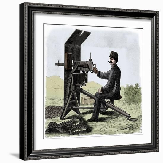 Maxim machine gun, c1895-Anon-Framed Giclee Print