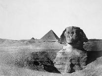 Colossal Statue, Egypt, 1852-Maxime Du Camp-Giclee Print