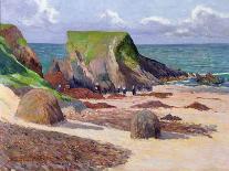 The Cliffs at Belle Ile, 1913 (Oil on Canvas)-Maxime Emile Louis Maufra-Giclee Print